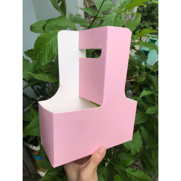 Túi giấy 2 ngăn SET nước và hoa